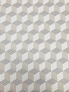 Geometro Country Bordeaux, Recycled Glass Tile
